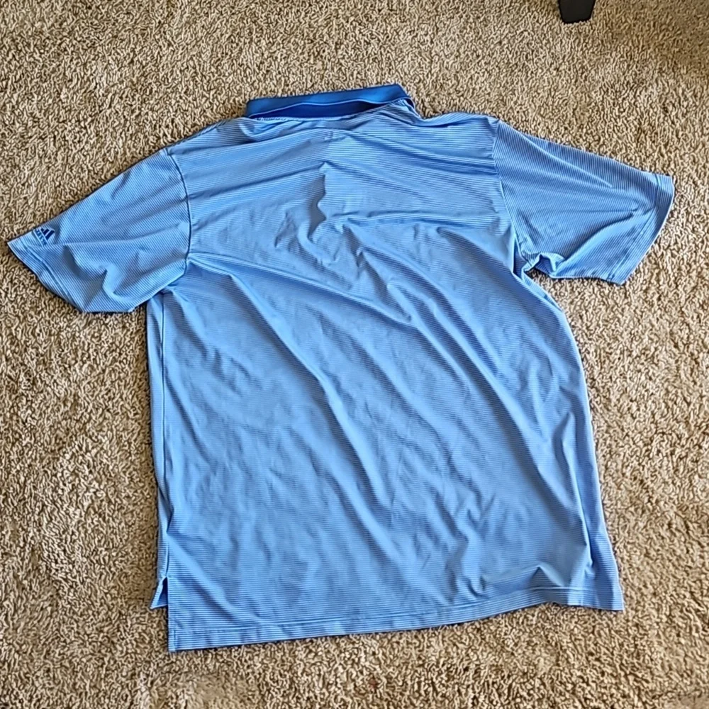Adidas Climalite golf polo, blue, size XL